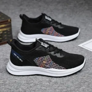 Pickupshoe Men'S Casual Mesh Breathable Running Sneakers