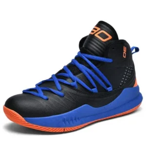 Pickupshoe Men Casual High Top Breathable Basketball