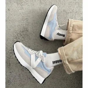 Pickupshoe Men Fashion Low Top Denim Sneakers