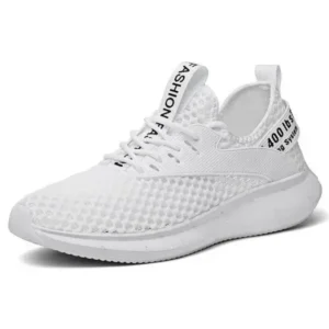 Pickupshoe Men Fashion Mesh Hollow Breathable Sneakers