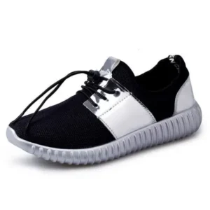 Pickupshoe Men Casual Color Matching Mesh Breathable Wear-Resistant Sports Shoes