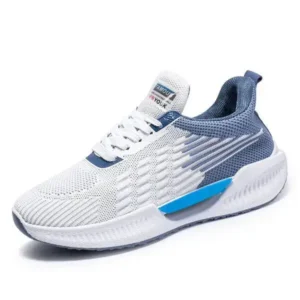 Pickupshoe Men'S Fashion Hollow Color Matching Breathable Running Sneakers