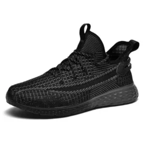 Pickupshoe Men'S Fashion Mesh Breathable Running Sneakers