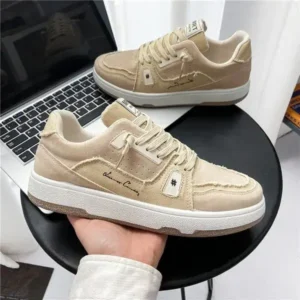 Pickupshoe Men'S Fashion Color Matching Breathable Sneakers