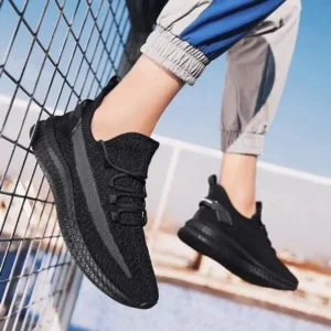 Pickupshoe Men Casual Lightweight Breathable Mesh Sneakers